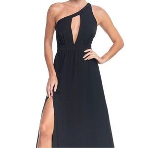 Dress the Population Black Bea Cutout Gown